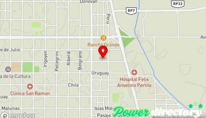 mapa de DESPERTARES SRL Centro de salud, Centro asistencial de día en Gral. José de San Martín