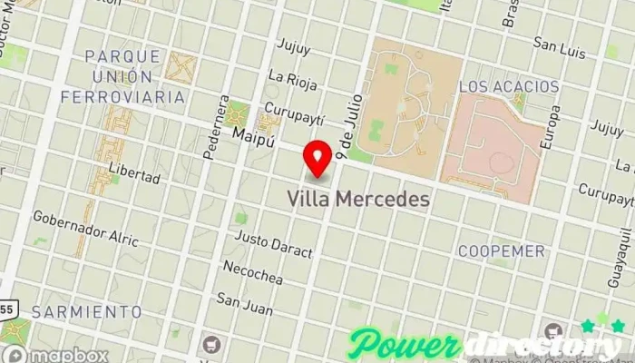 mapa de Diastasa Cerveza Artesanal Bar, Pub restaurante, Comida a domicilio en Villa Mercedes