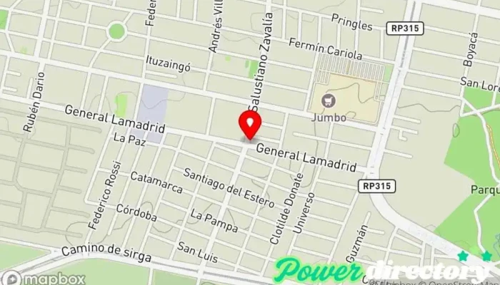mapa de Don Genuario Panadería en Yerba Buena