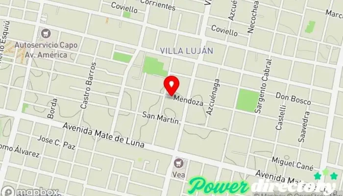 mapa de Dulce Candelaria Tortas y Tartas Pastelería en Yerba Buena