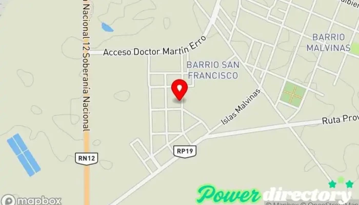 mapa de Dulce tentacion Pastelería en San Roque