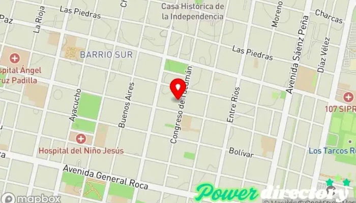 mapa de Dulce Y Salado Panadería en San Miguel de Tucumán