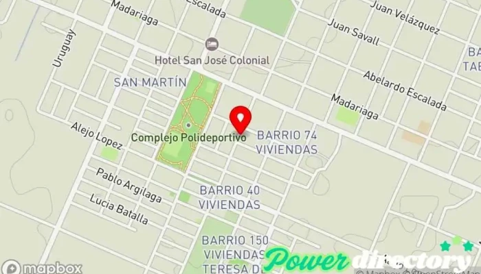mapa de Dulces Momentos Pastelería, Tienda de postres en Santo Tomé