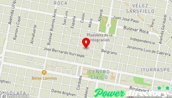 mapa de Eder y García Kinesiología Fisioterapeuta en San Francisco