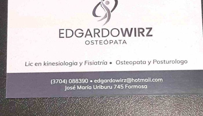 Edgardo Wirz Osteopatia Especializada - Formosa