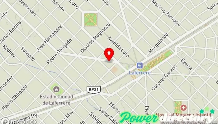 mapa de Efecred Prestamos Agencia de préstamos en Gregorio de Laferrere