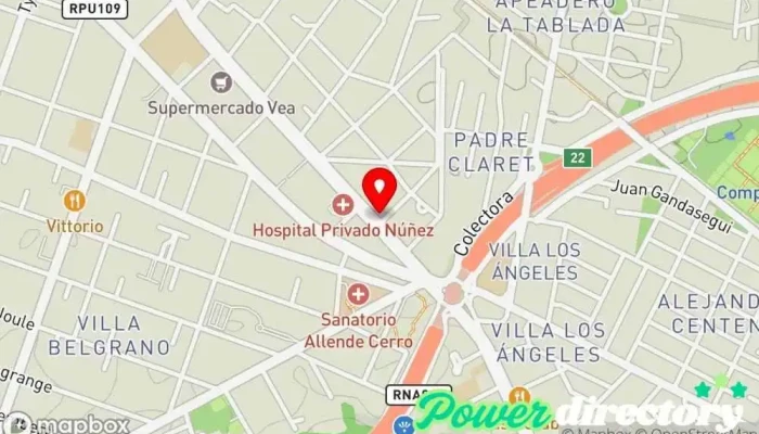 mapa de EK-ESPACIO KINESICO Médico en Córdoba