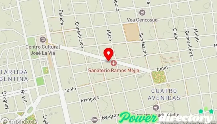 mapa de El Farolito Panadería en San Luis