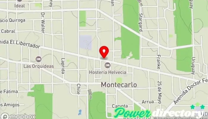mapa de Endulzame el día Pastelería Artesanal Pastelería en Montecarlo