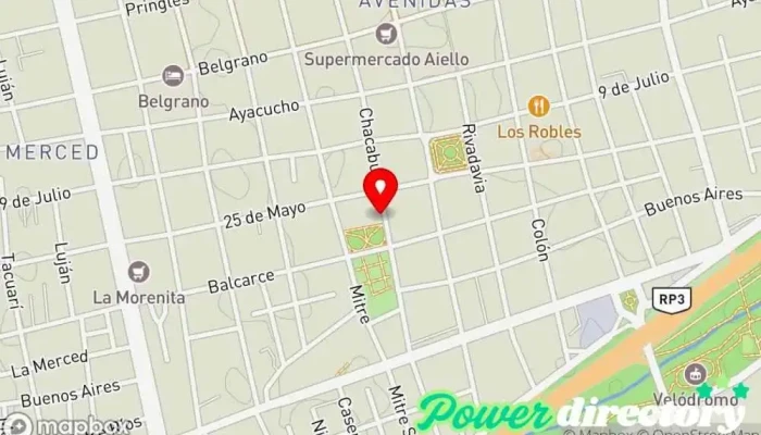 mapa de EnMovimiento kinesiologia RPG -- Nova Praxis Centro Medico Kinesiólogo, Cardiólogo, Médico, Laboratorio, Nutricionista en San Luis