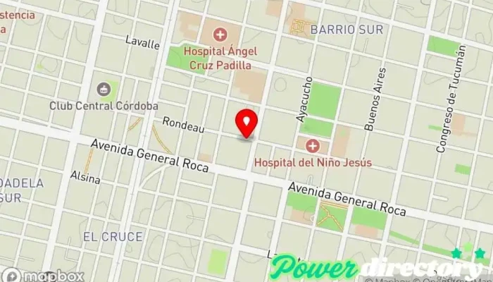 mapa de Espacio Escoliosis Tucuman Centro de salud y bienestar en San Miguel de Tucumán