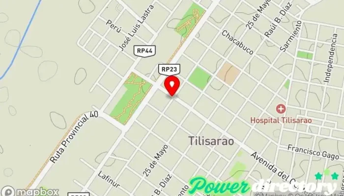 mapa de Espacio Terapéutico EM Centro de yoga en Tilisarao