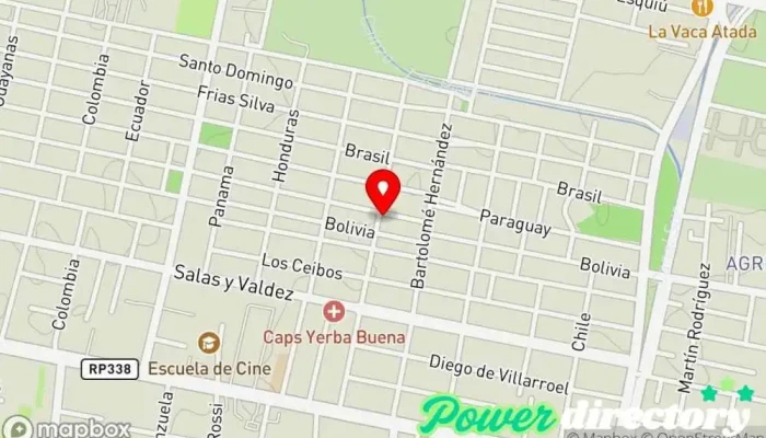 mapa de ESTEBAN PEDROSA Quiropráctico Quiropráctico en Yerba Buena