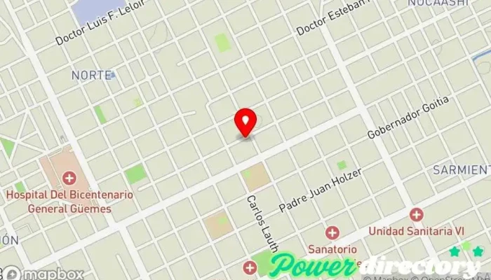 mapa de ESTETICA TIEMPO MIO Servicio de depilación, Servicio de masajes, Salón de manicura y pedicura en Juan José Castelli