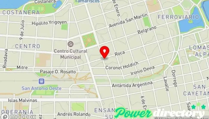 mapa de Europie Sao Fisioterapeuta en San Antonio Oeste