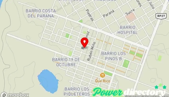 mapa de Fabera Panadería en Bella Vista