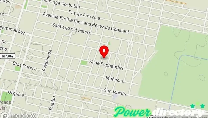 mapa de Fabrezani Panadería en Alderetes