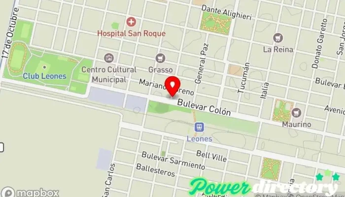 mapa de Fisio Center Gimnasio en Leones