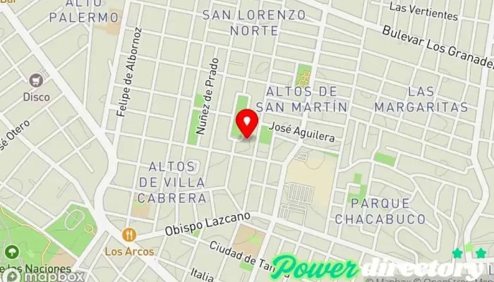 mapa de Fisioterapia Fisioterapeuta en Córdoba