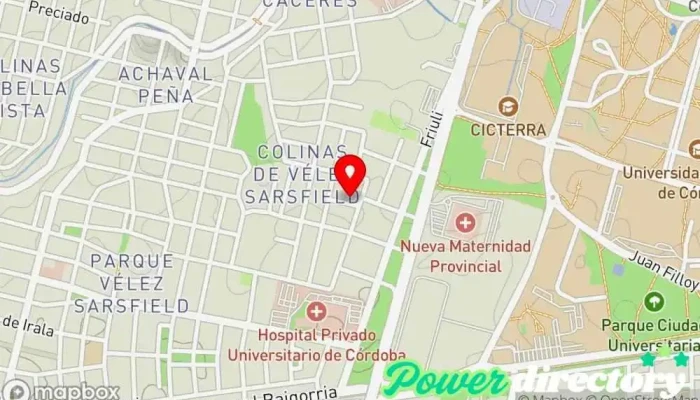 mapa de Fisioterapia y Rehabilitación Centro de rehabilitación en Córdoba