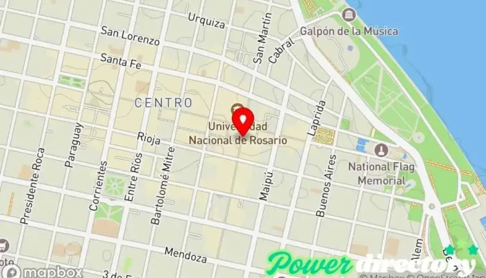 mapa de Flash Cash Cooperativa de ahorro y crédito en Rosario