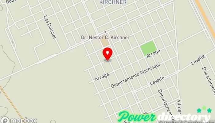 mapa de FLIA Moreno-Juarez Panadería en Santiago del Estero