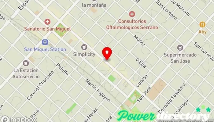 mapa de Forma Credito Sa Banco en San Miguel