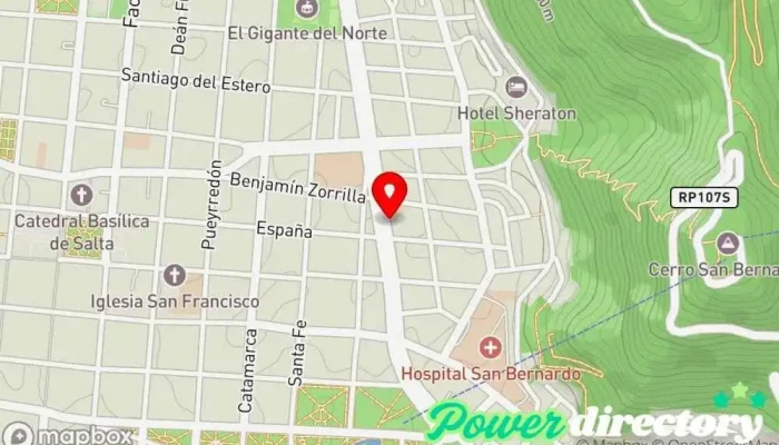 mapa de FORMA FISIOTERAPIA Centro de rehabilitación, Centro deportivo, Terapeuta de drenaje linfático, Centro de pilates en Salta