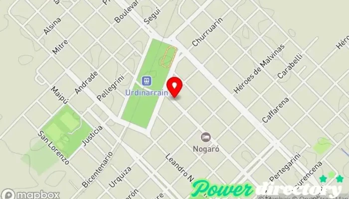 mapa de Frigorifico Norte Carnicería en Urdinarrain