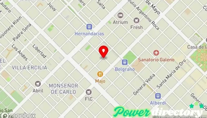 mapa de FULLNESS Centro Kinésico Quiropráctico en Resistencia