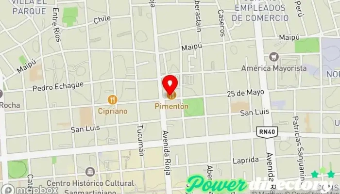 mapa de Fundación CenCor Formación en emergencias en J5400AGH