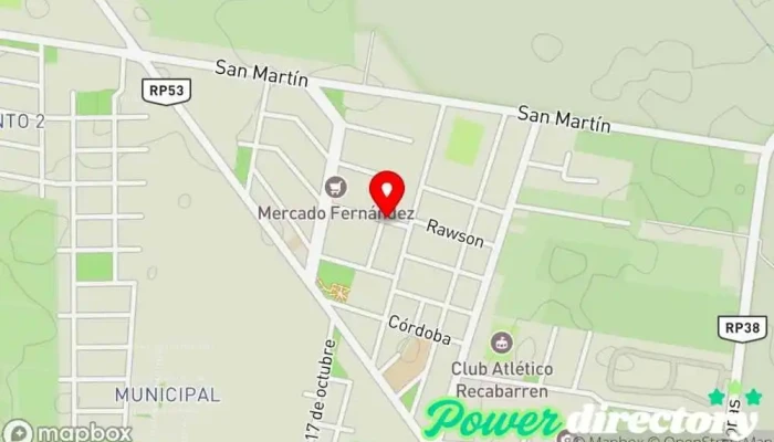 mapa de Gardel Confitería Restaurante en Villa Basilio Nievas