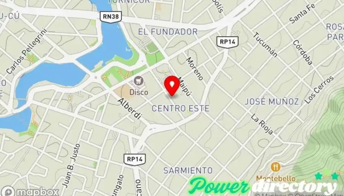 mapa de GAVA Centro de rehabilitación en Villa Carlos Paz
