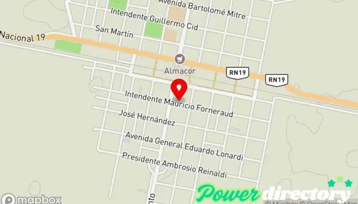 mapa de GERMÁN RIVERA REHABILITACIÓN TRAUMATOLÓGICA Kinesiólogo en Córdoba