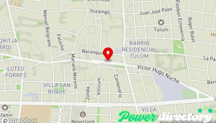 mapa de Habemus pastas Panadería en Rivadavia