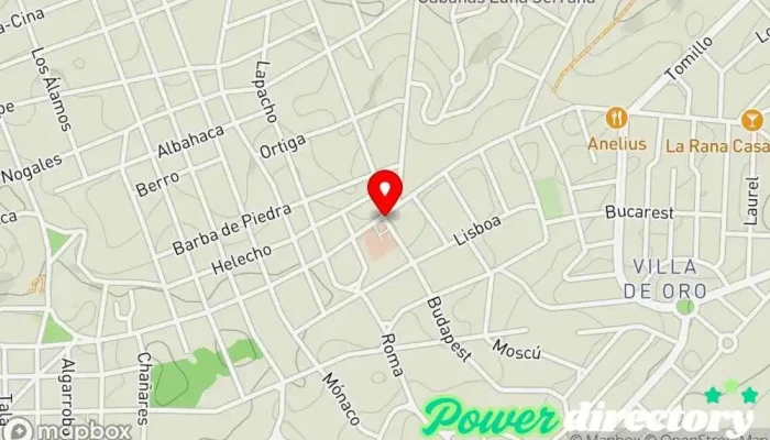 mapa de Halu Espacio Holístico Centro de pilates en Villa Giardino