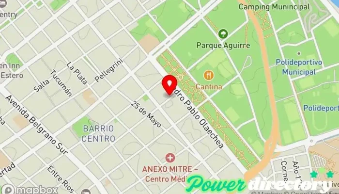 mapa de Hemodinamia Integral SRL  en Santiago del Estero