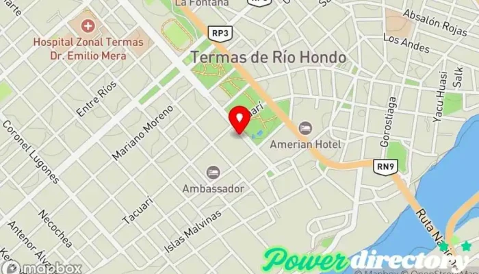 mapa de Holy Pastelería Creativa Pastelería en Termas de Río Hondo