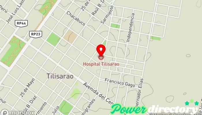 mapa de Hospital De Tilisarao Hospital en Tilisarao