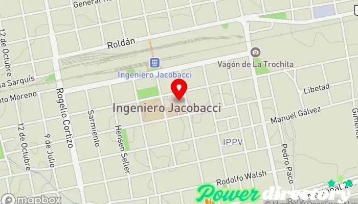 mapa de Hospital Dr. Rogelio Cortizo Ingeniero Jacobacci Hospital en Ingeniero Jacobacci