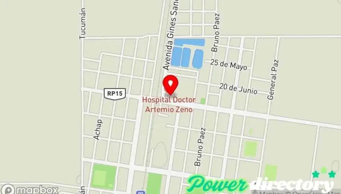 mapa de Hospital Hermoso Campo. Dr Artemio Zeno Hospital en Hermoso Campo