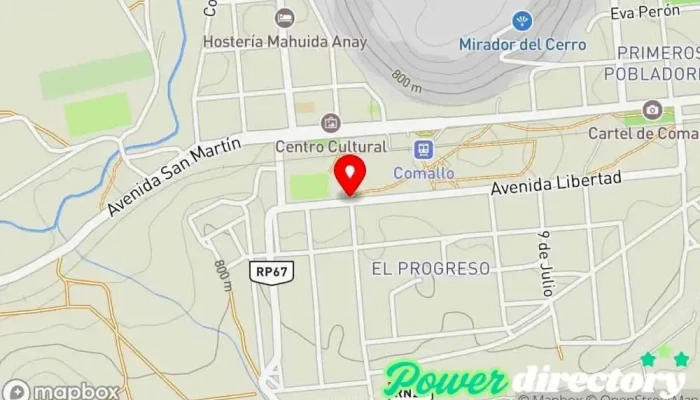 mapa de Hospital Rural 