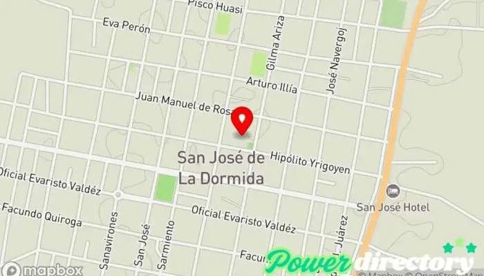 mapa de Hospital San José de la Dormida Hospital en San Jose de la Dormida