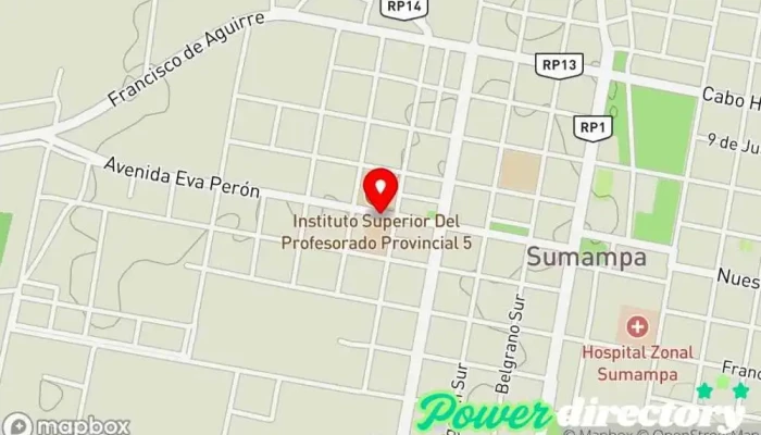 mapa de Hospital Sumampa Hospital en Sumampa