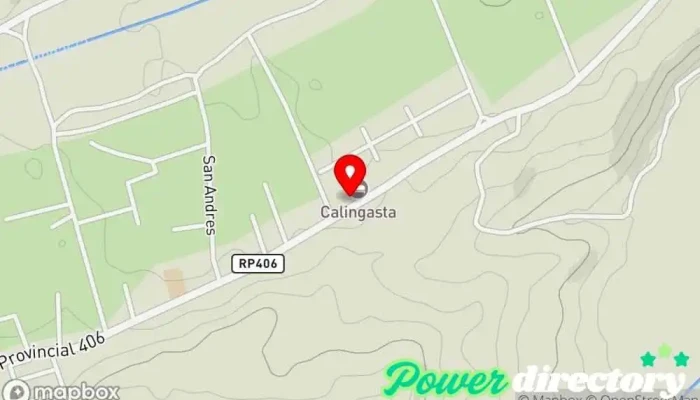 mapa de Hotel de Campo Calingasta Hotel en Calingasta