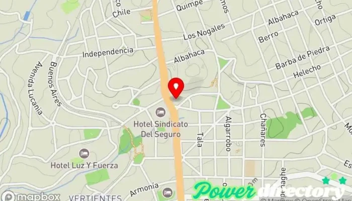 mapa de Hotel San Juan Hotel en Villa Giardino