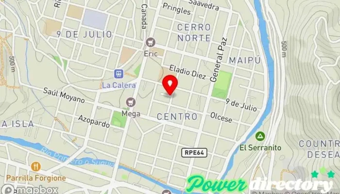 mapa de I-tera Integracion Terapéutica Centro de rehabilitación en La Calera