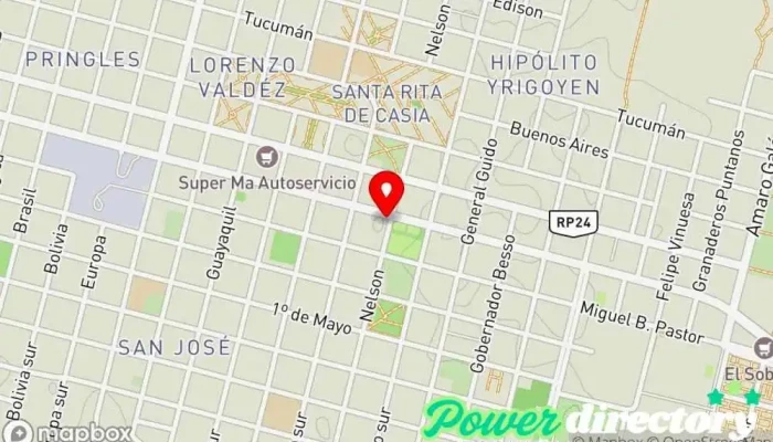 mapa de IL PANNINNO, panadería y confitería Panadería en Villa Mercedes