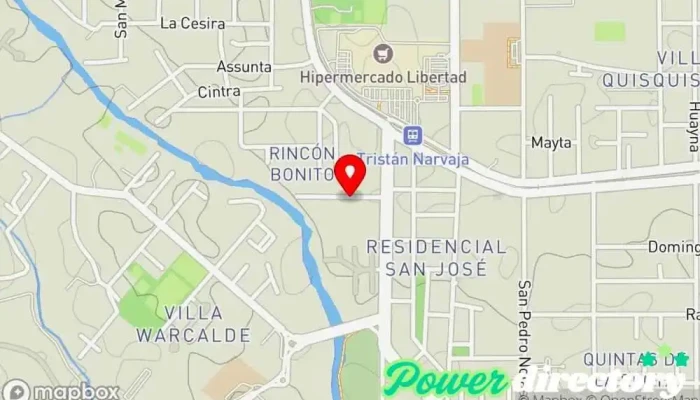 mapa de INST. INTEGRAL DE PISO PELVICO Grupo médico en Córdoba