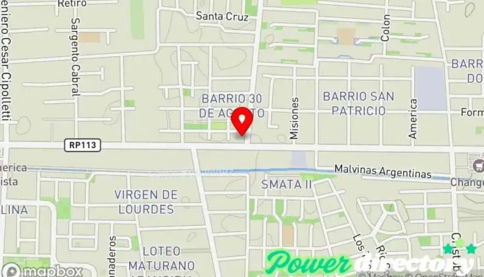 mapa de Instituto Cep Academia de estética en Chimbas